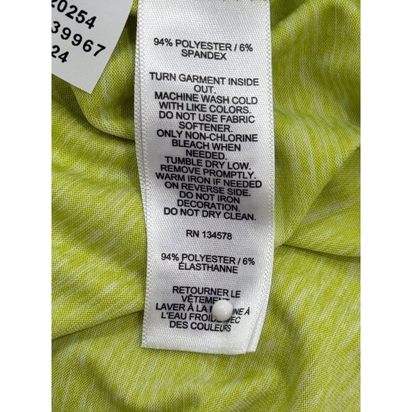 Vineyard Vine Performance T-Shirt Long Sleeve Fishing Tuna Wild Lime Men XXL NEW - Picture 6 of 6